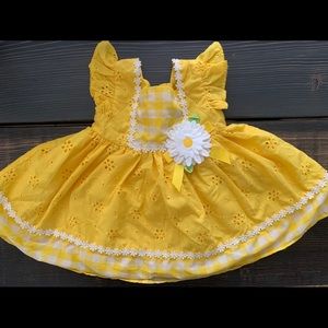 Toddler Girls sunflower dress